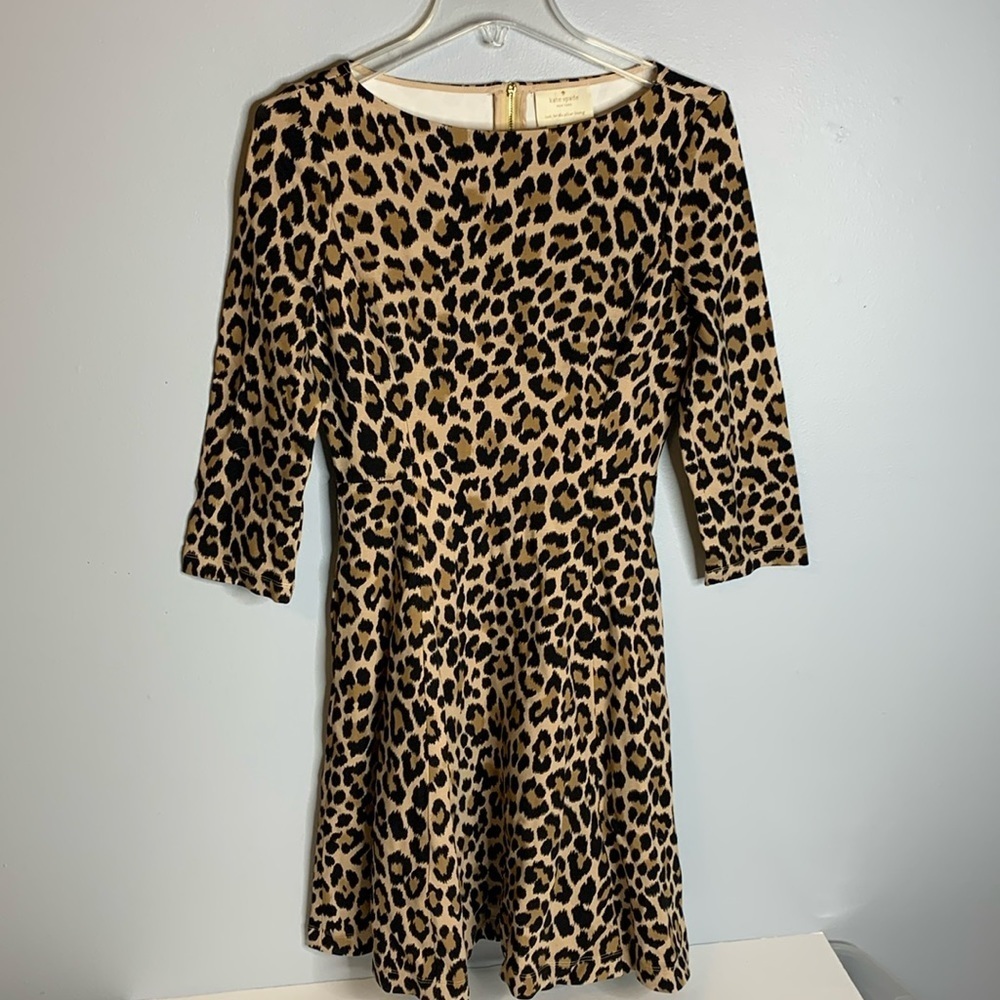 KATE SPADE DRESS & ANIMAL PRINT EARRINGS